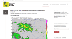 Desktop Screenshot of nashvillesevereweather.com