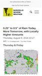 Mobile Screenshot of nashvillesevereweather.com